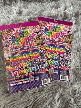 Lisa Frank Rainbow Sticker -2 Packs